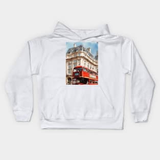 Watercolor Urban Walks -London Collection- Kids Hoodie